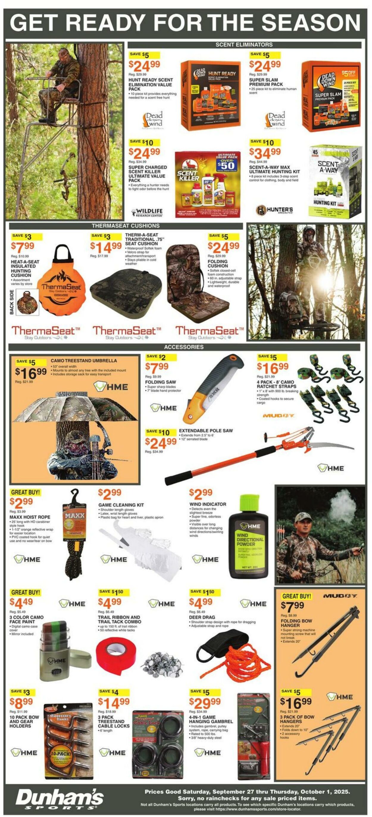 Weekly ad Dunham's 09/27/2025 - 10/02/2025