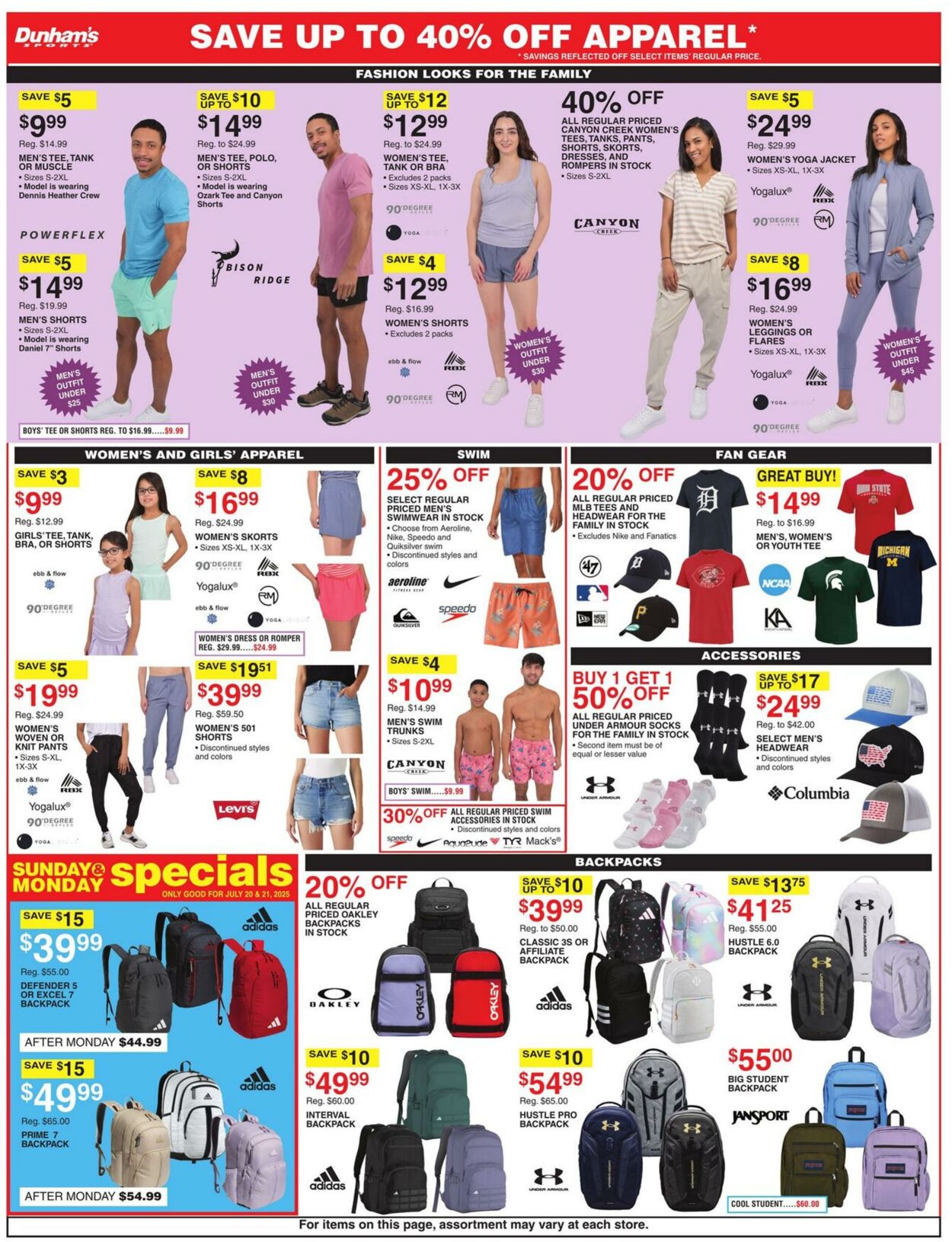Weekly ad Dunham's 07/19/2025 - 07/24/2025
