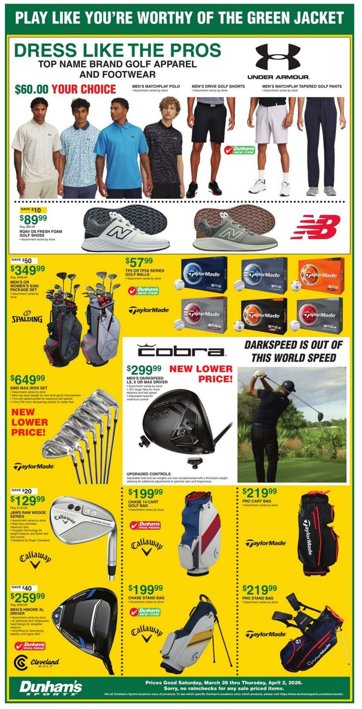 Weekly ad Dunham's 03/28/2026 - 04/02/2026