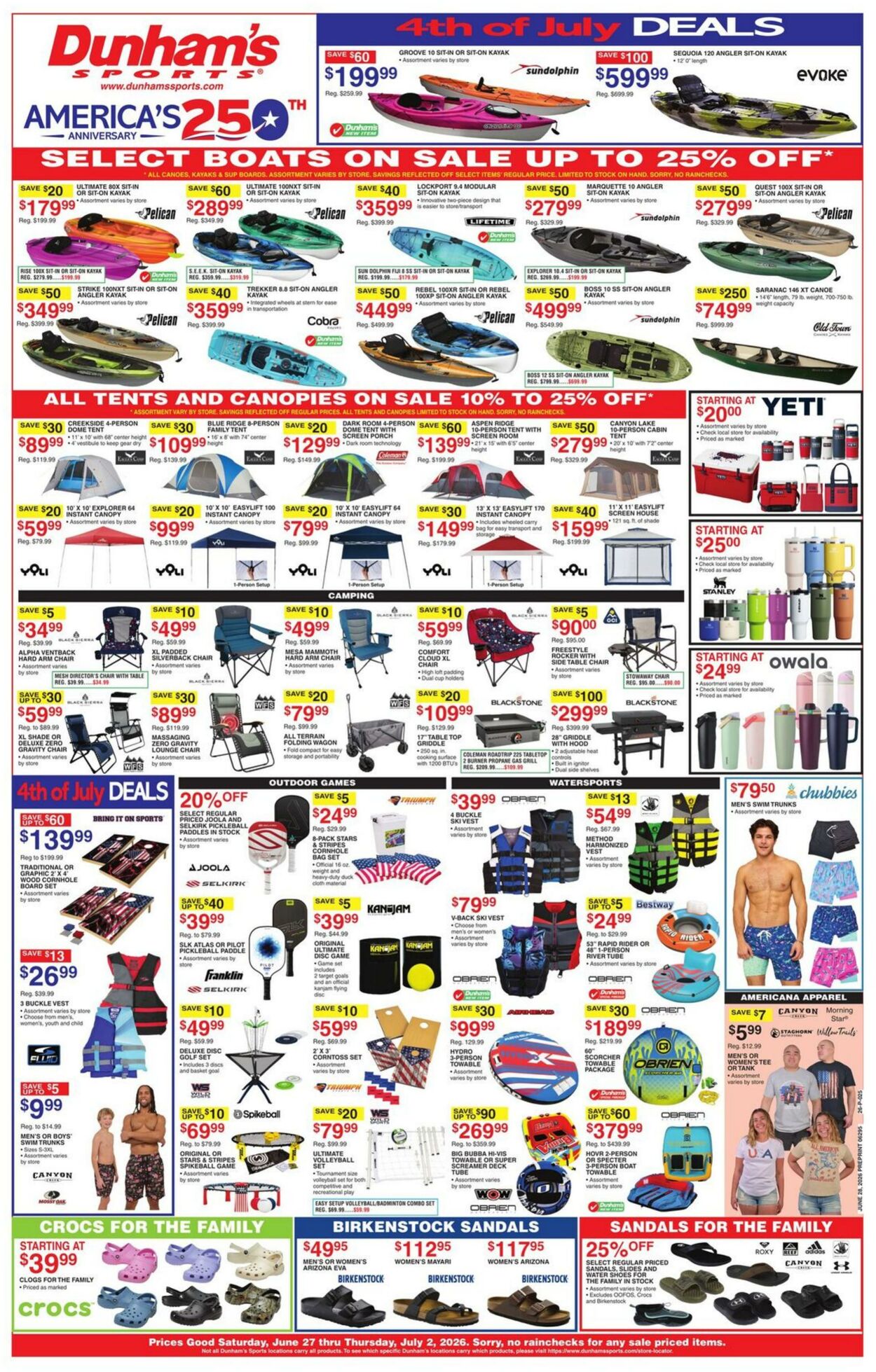 Weekly ad Dunham's 06/27/2026 - 07/02/2026