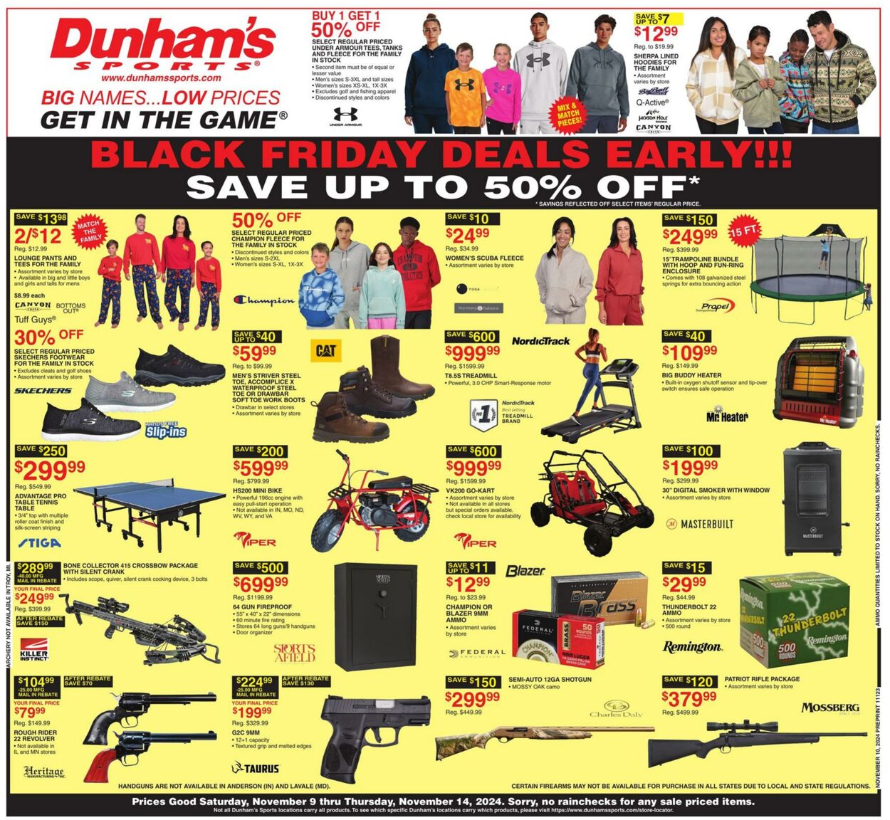 Weekly ad Dunham's 11/09/2024 - 11/14/2024