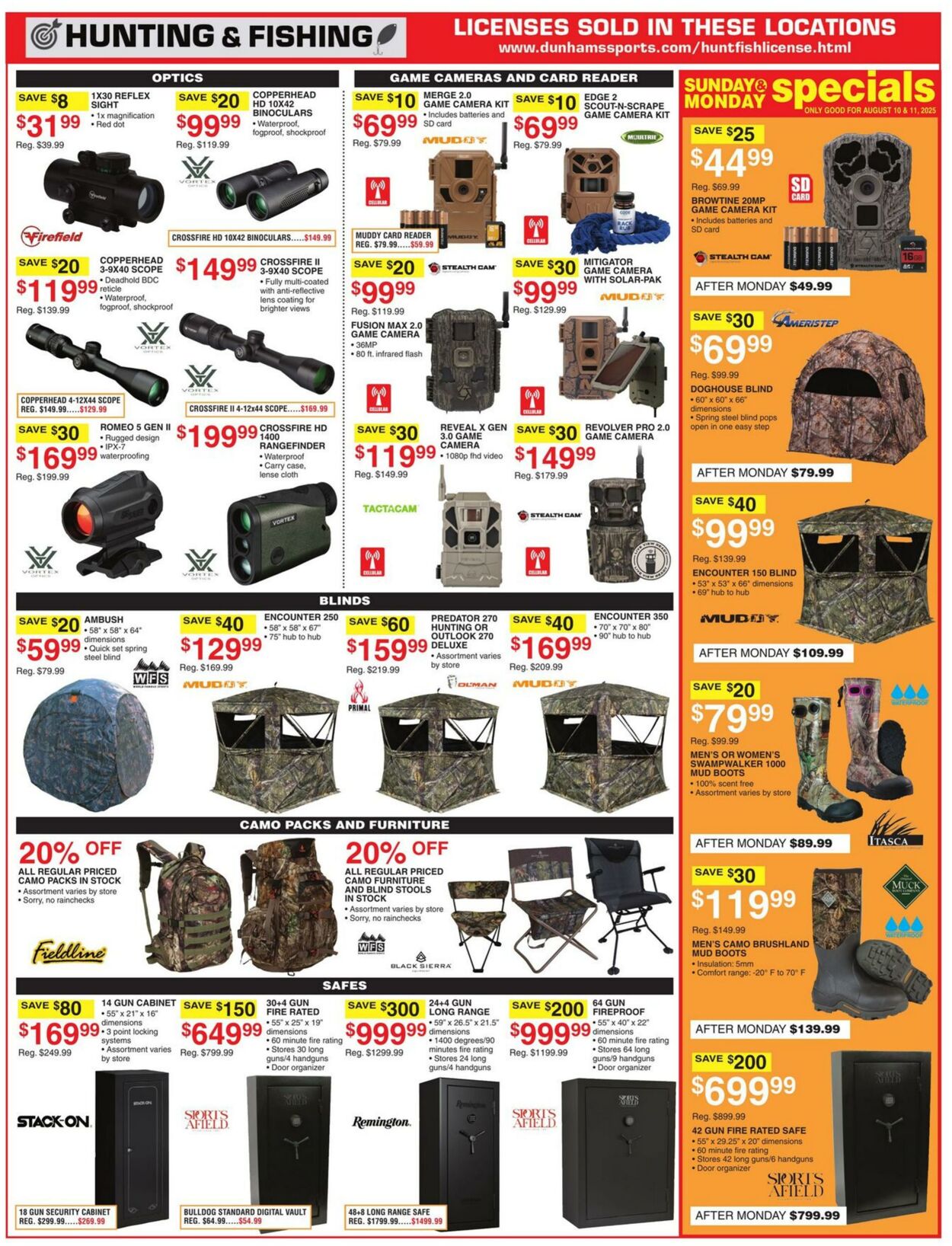 Weekly ad Dunham's 08/09/2025 - 08/14/2025