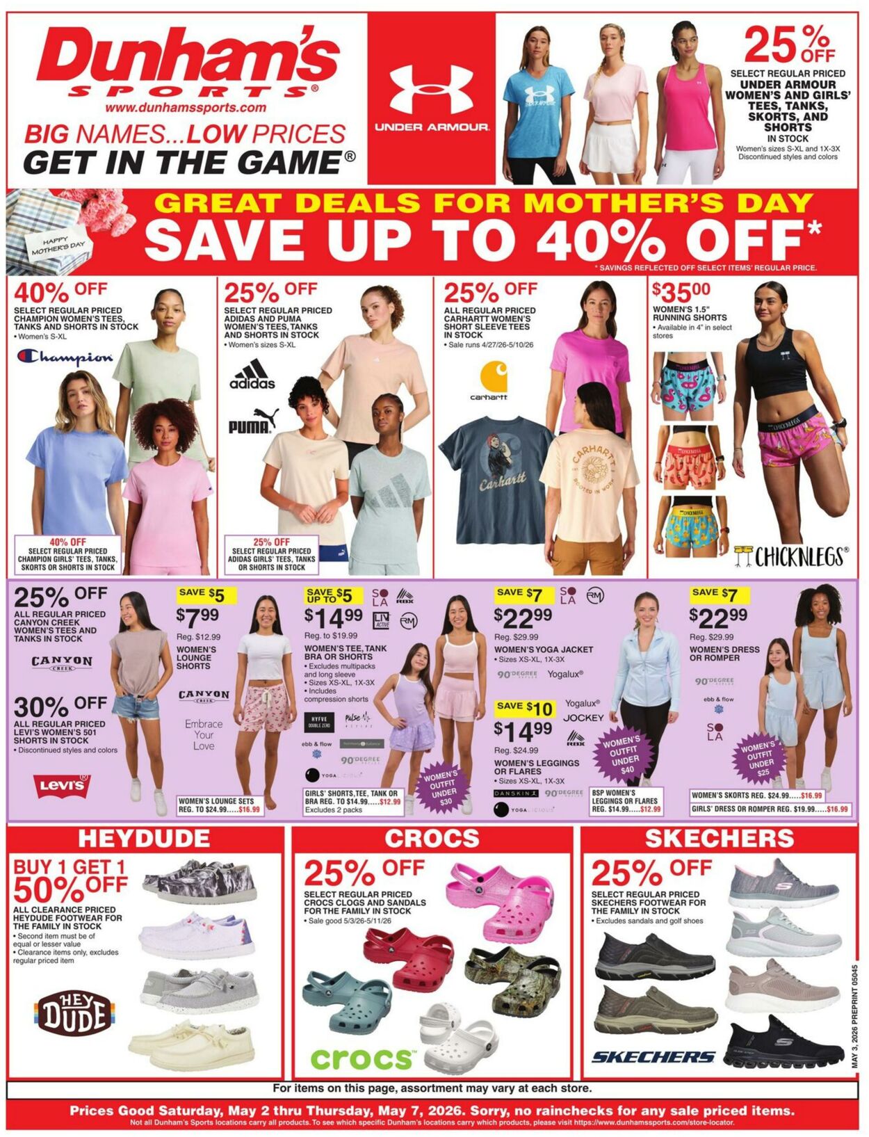 Weekly ad Dunham's 05/02/2026 - 05/07/2026