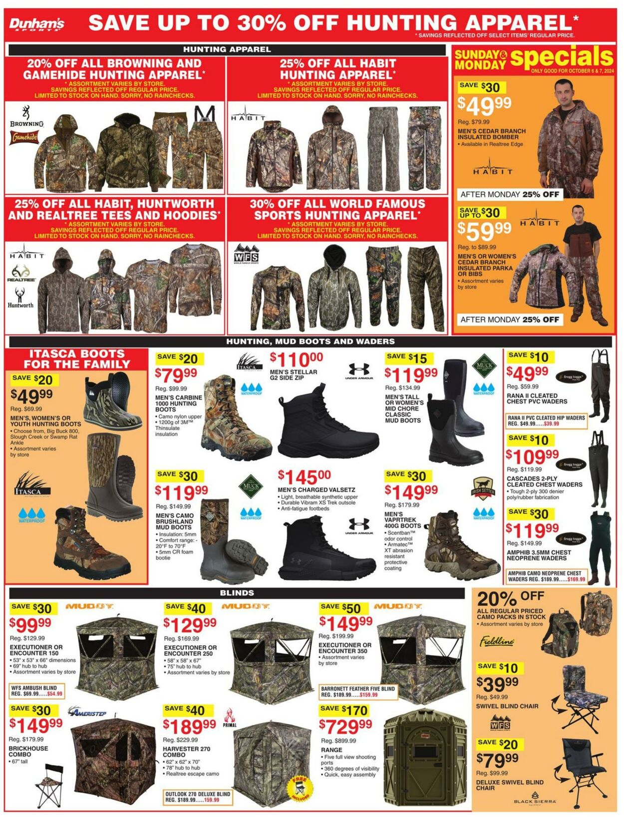 Weekly ad Dunham's 10/05/2024 - 10/10/2024