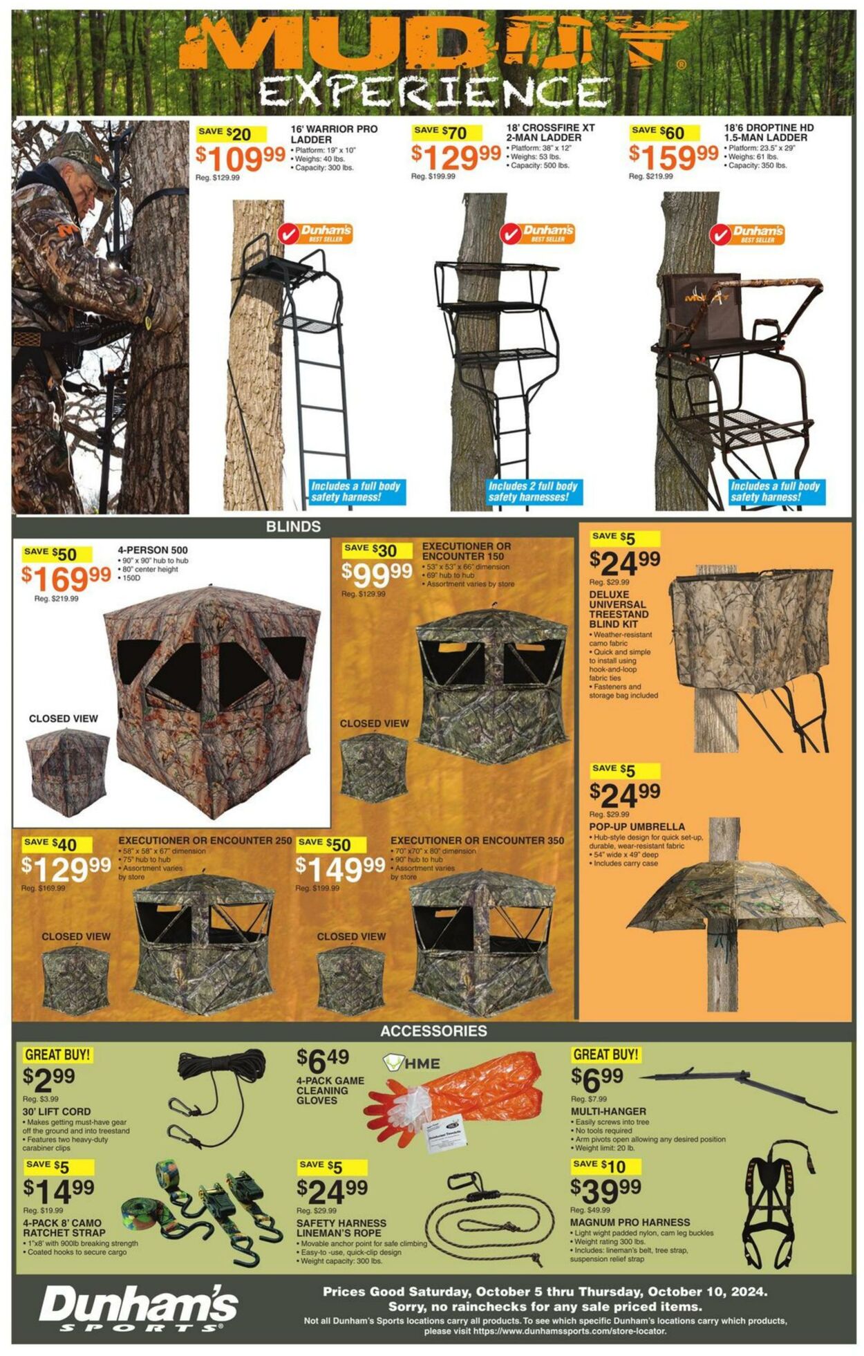 Weekly ad Dunham's 10/05/2024 - 10/10/2024