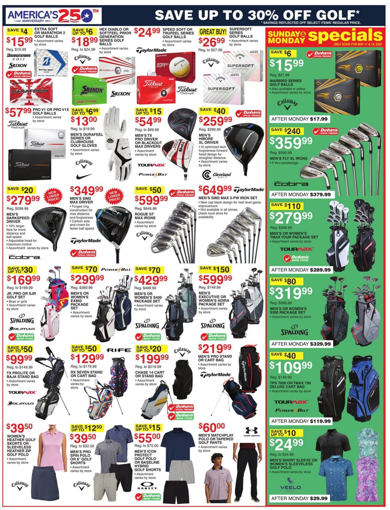 Weekly ad Dunham's 05/16/2026 - 05/21/2026