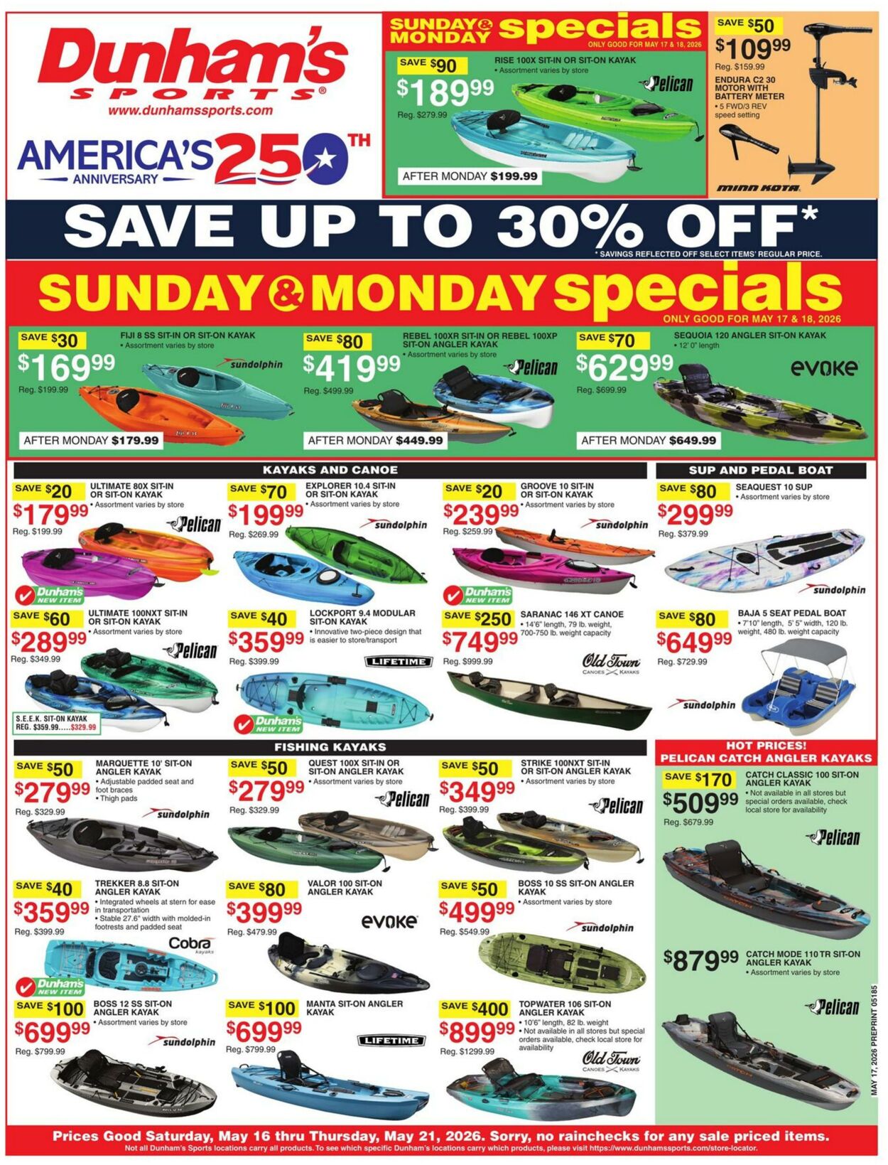 Weekly ad Dunham's 05/16/2026 - 05/21/2026