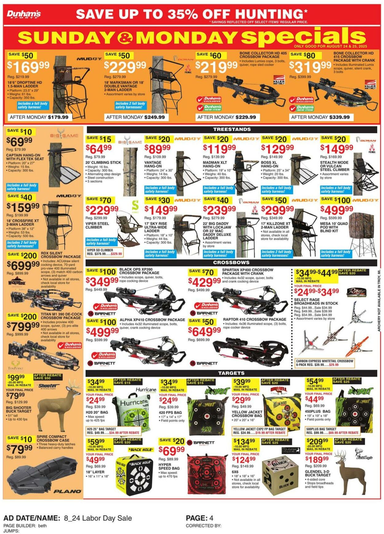 Weekly ad Dunham's 08/23/2025 - 08/28/2025