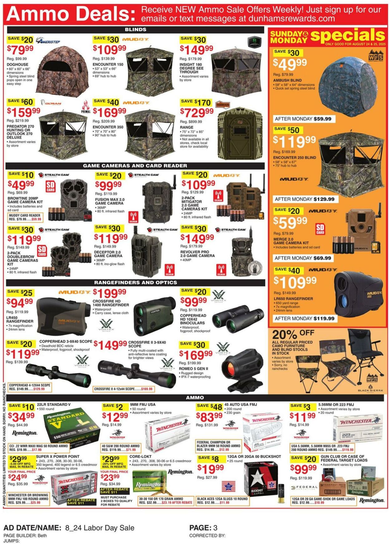 Weekly ad Dunham's 08/23/2025 - 08/28/2025