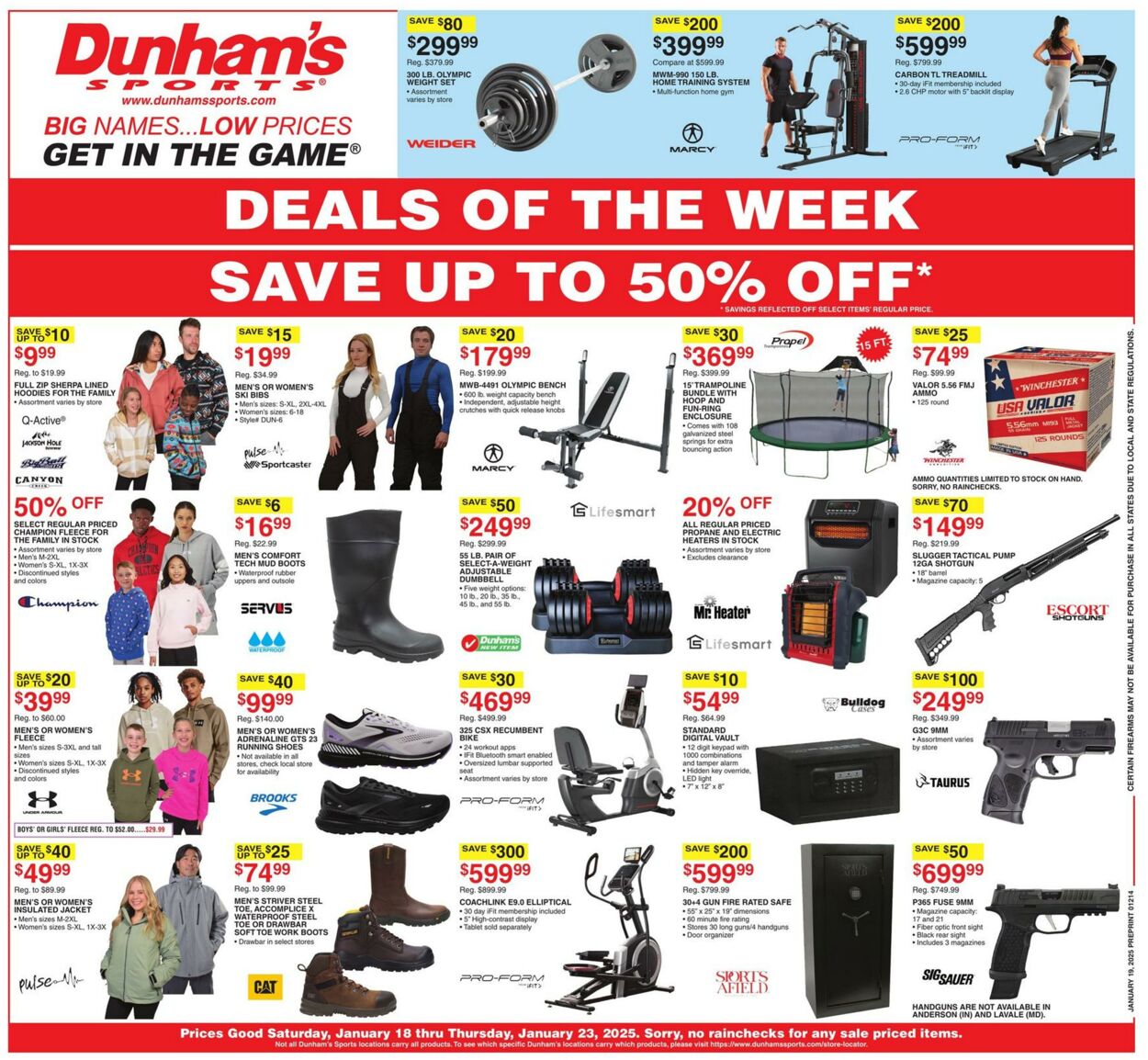 Weekly ad Dunham's 01/18/2025 - 01/23/2025