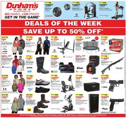 Weekly ad Dunham's 01/18/2025 - 01/23/2025