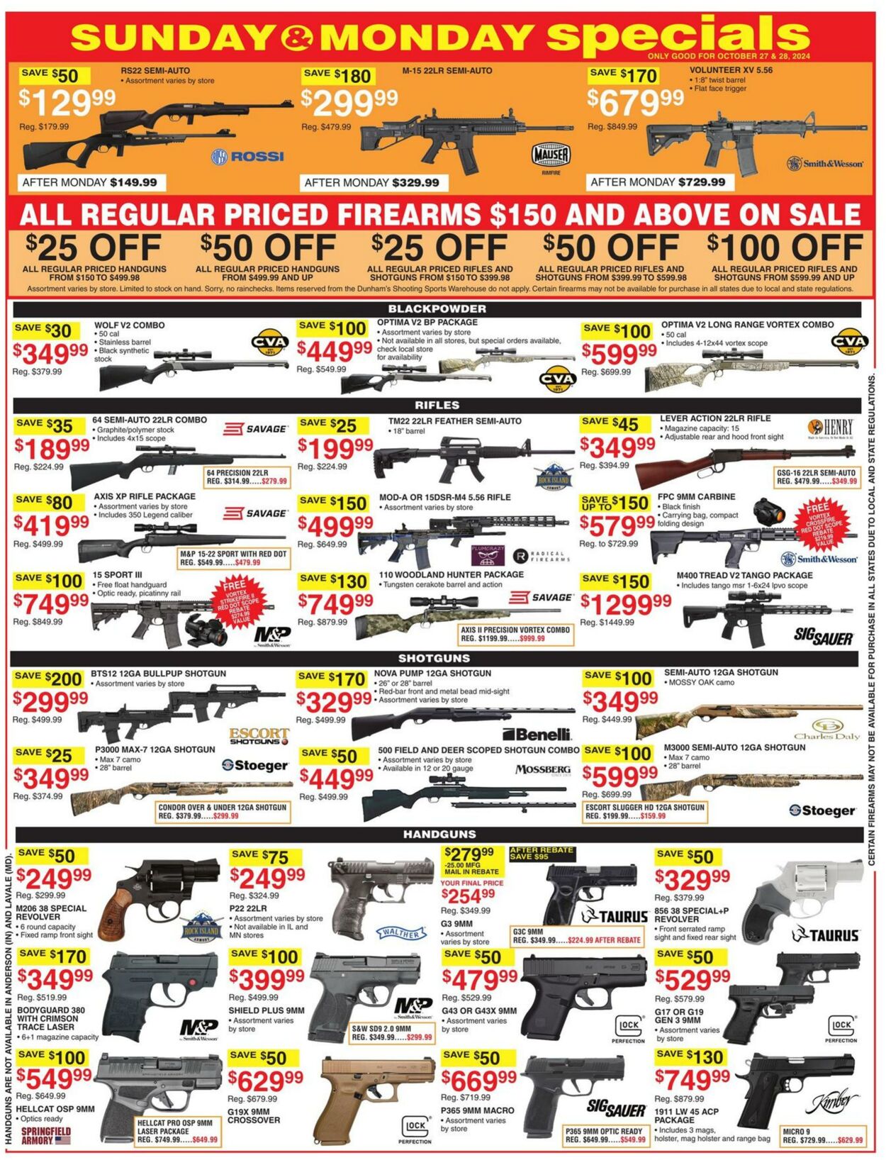 Weekly ad Dunham's 10/26/2024 - 10/31/2024