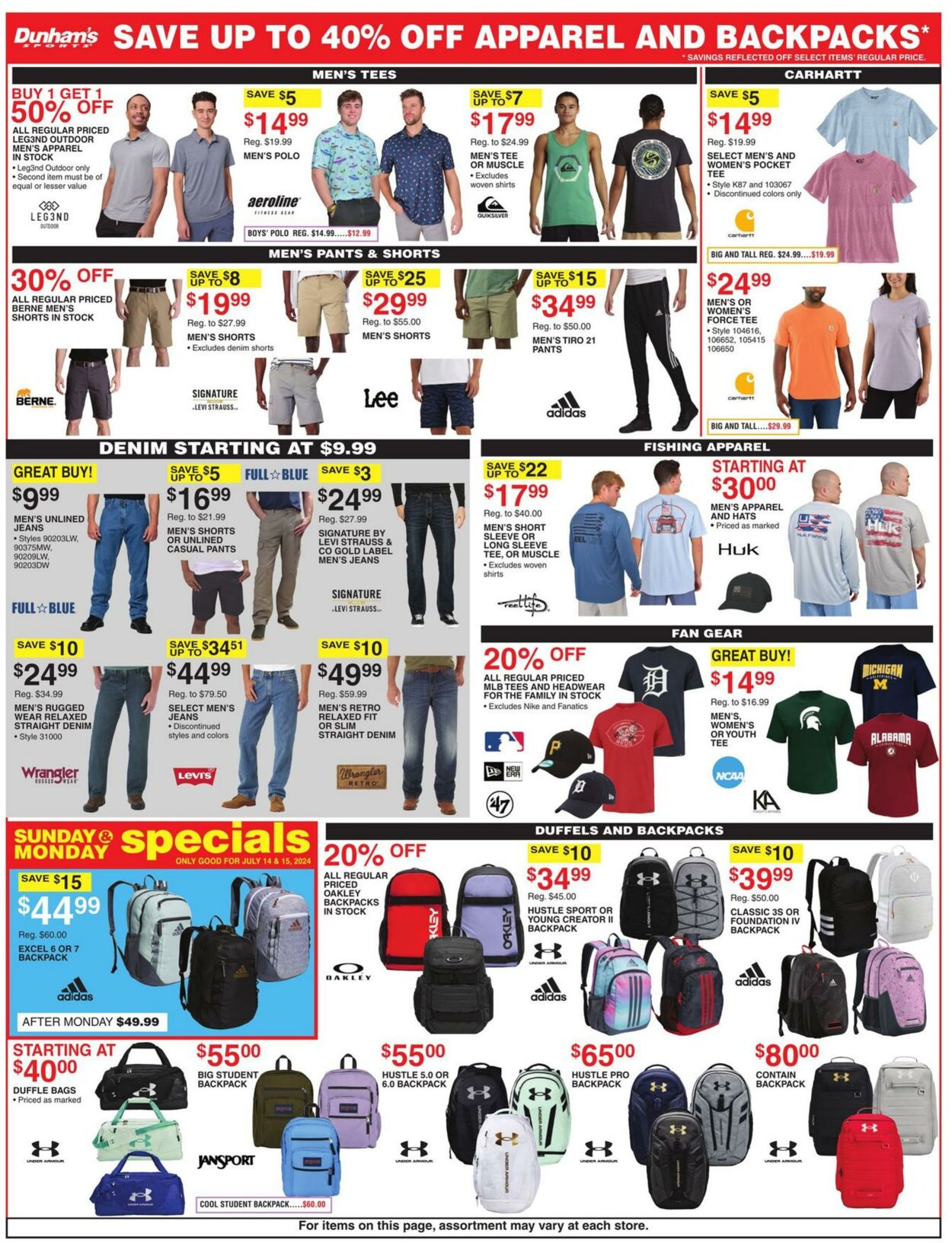 Weekly ad Dunham's 07/13/2024 - 07/18/2024