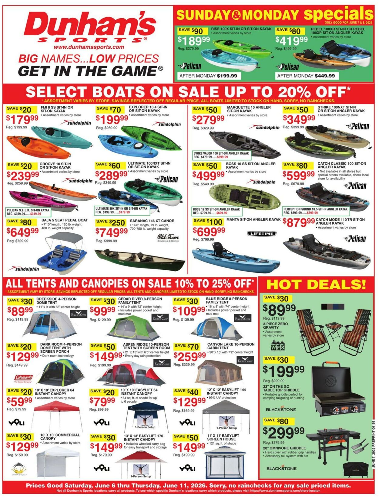 Dunham's Promotional weekly ads
