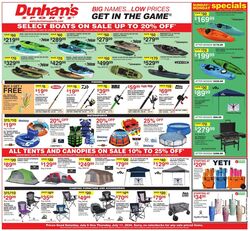 Weekly ad Dunham's 07/06/2024 - 07/11/2024