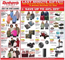 Weekly ad Dunham's 12/14/2024 - 12/19/2024