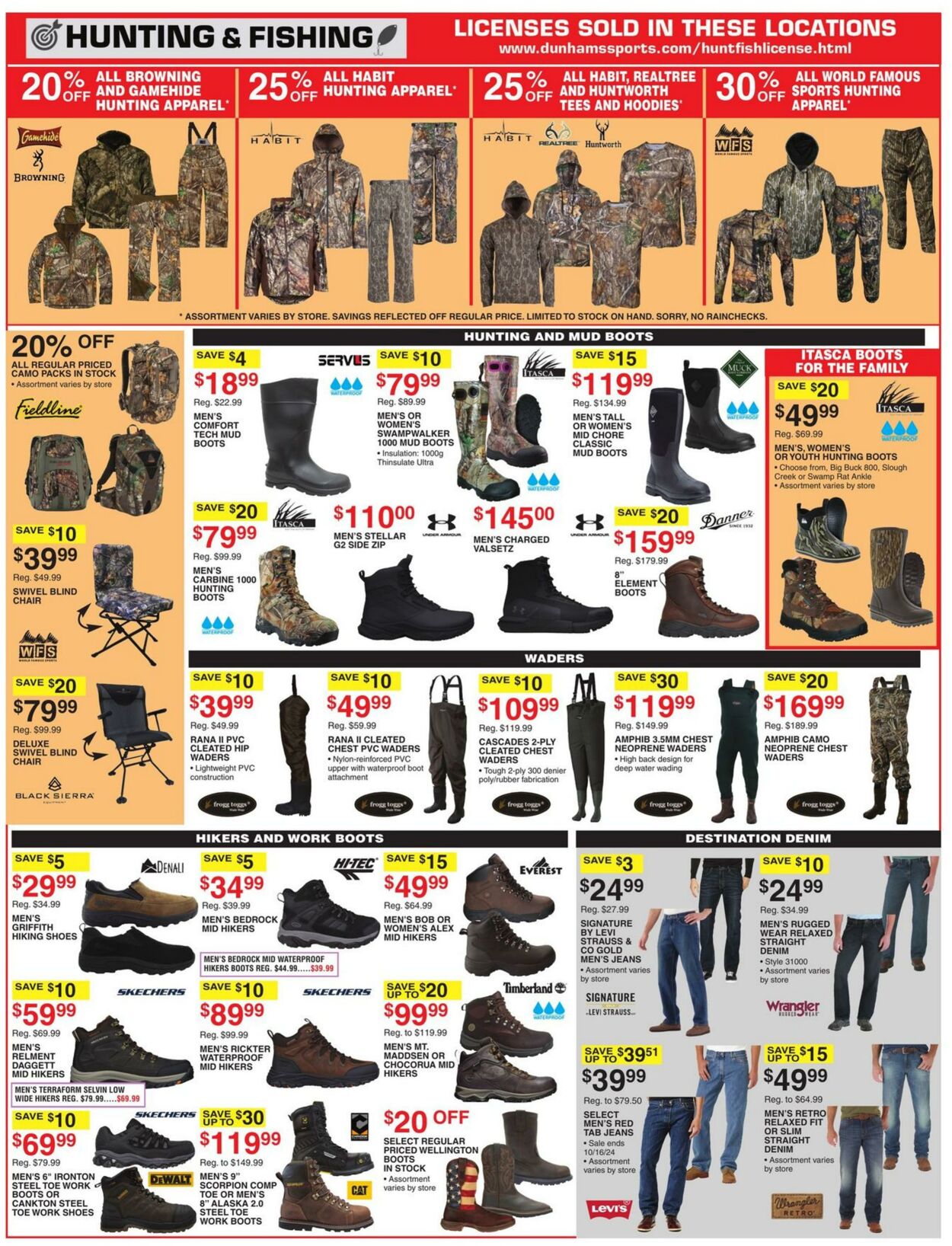 Weekly ad Dunham's 10/12/2024 - 10/17/2024