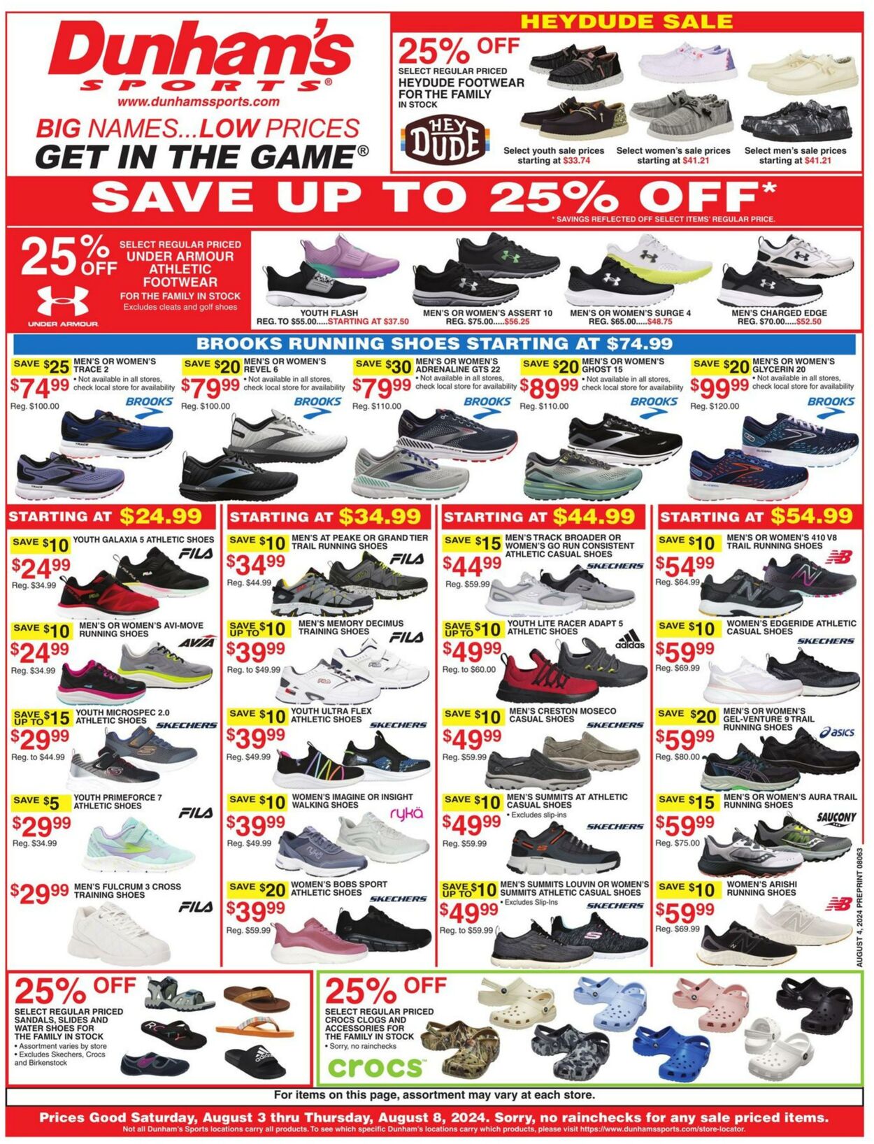 Weekly ad Dunham's 08/03/2024 - 08/08/2024