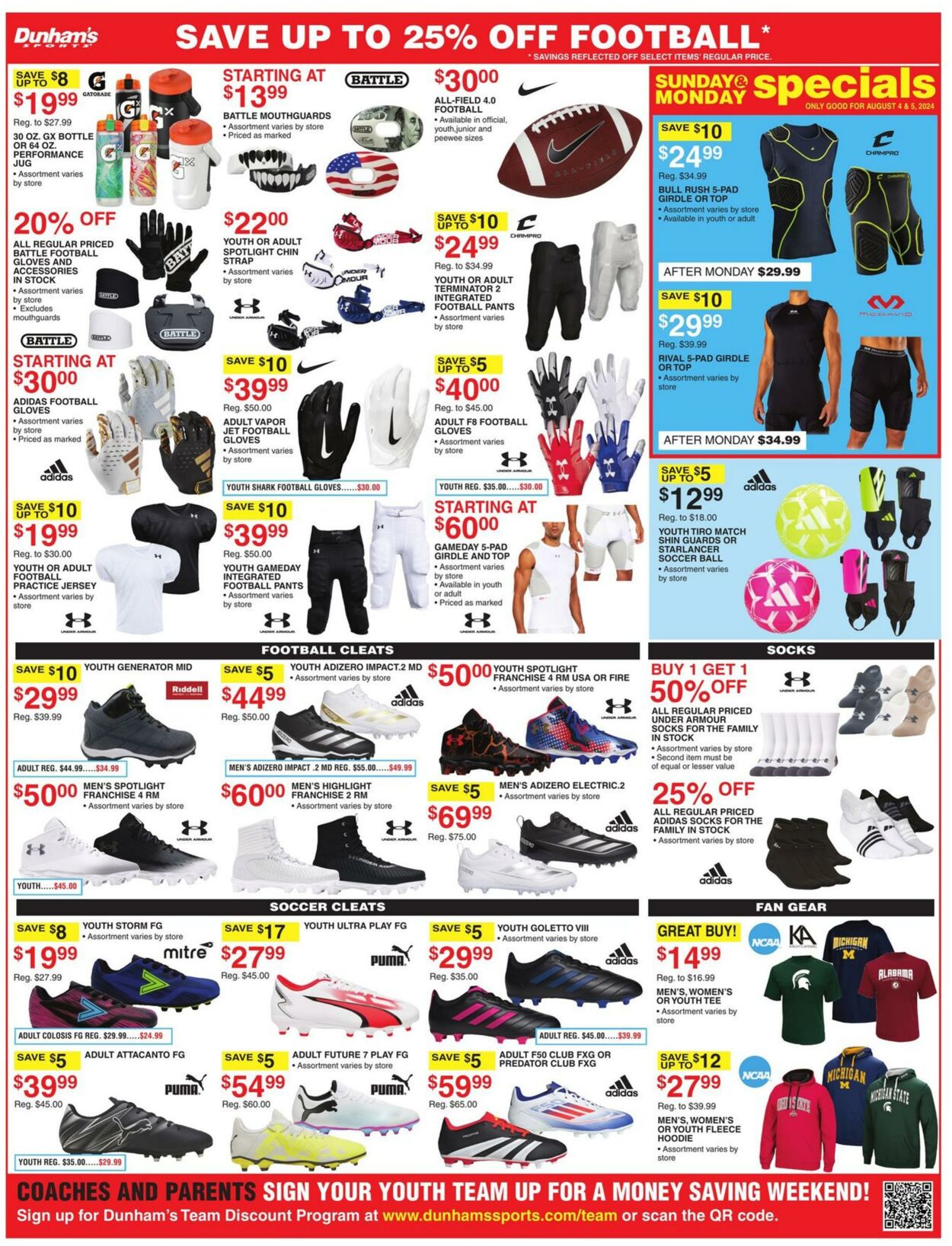 Weekly ad Dunham's 08/03/2024 - 08/08/2024