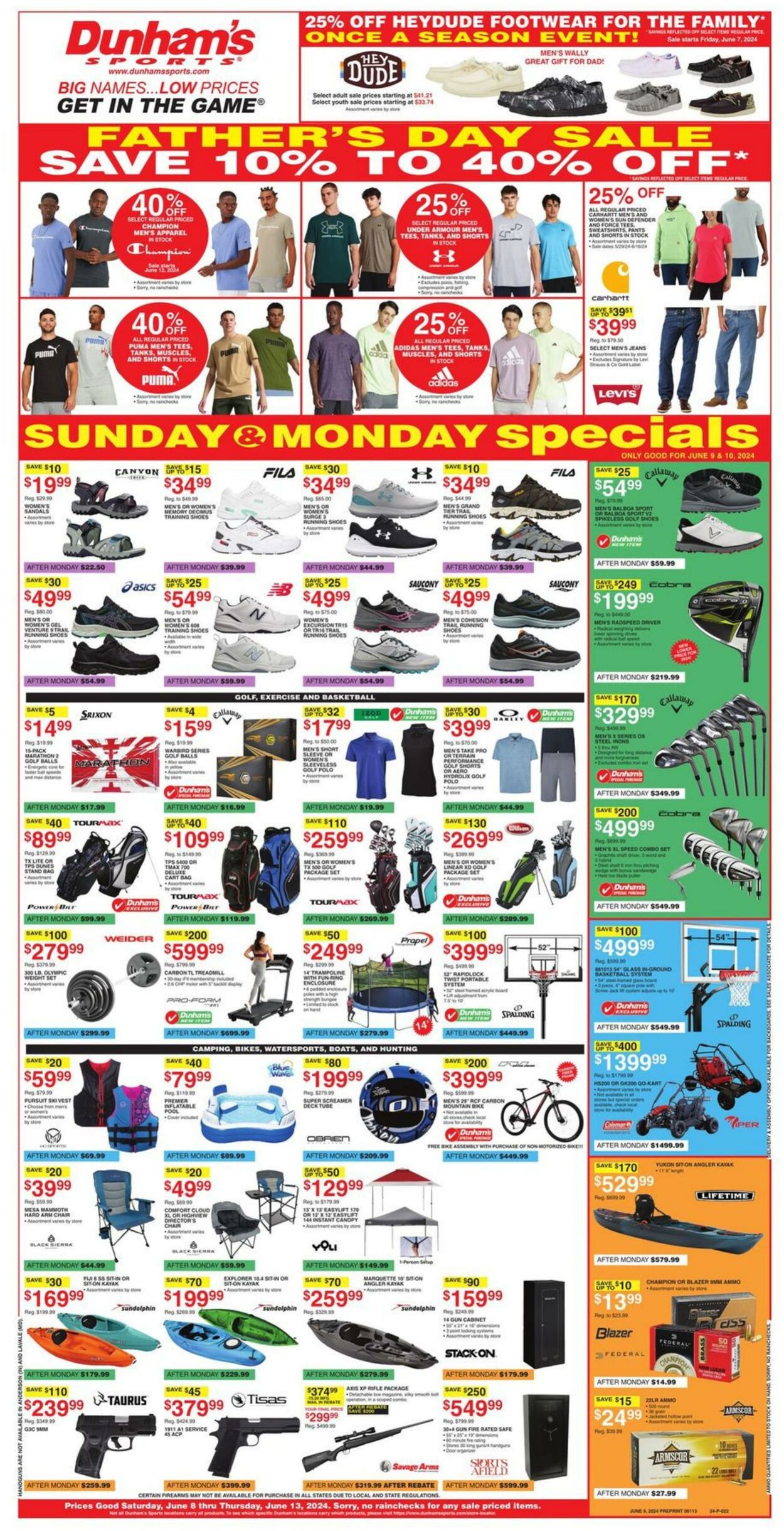 Weekly ad Dunham's 06/08/2024 - 06/13/2024