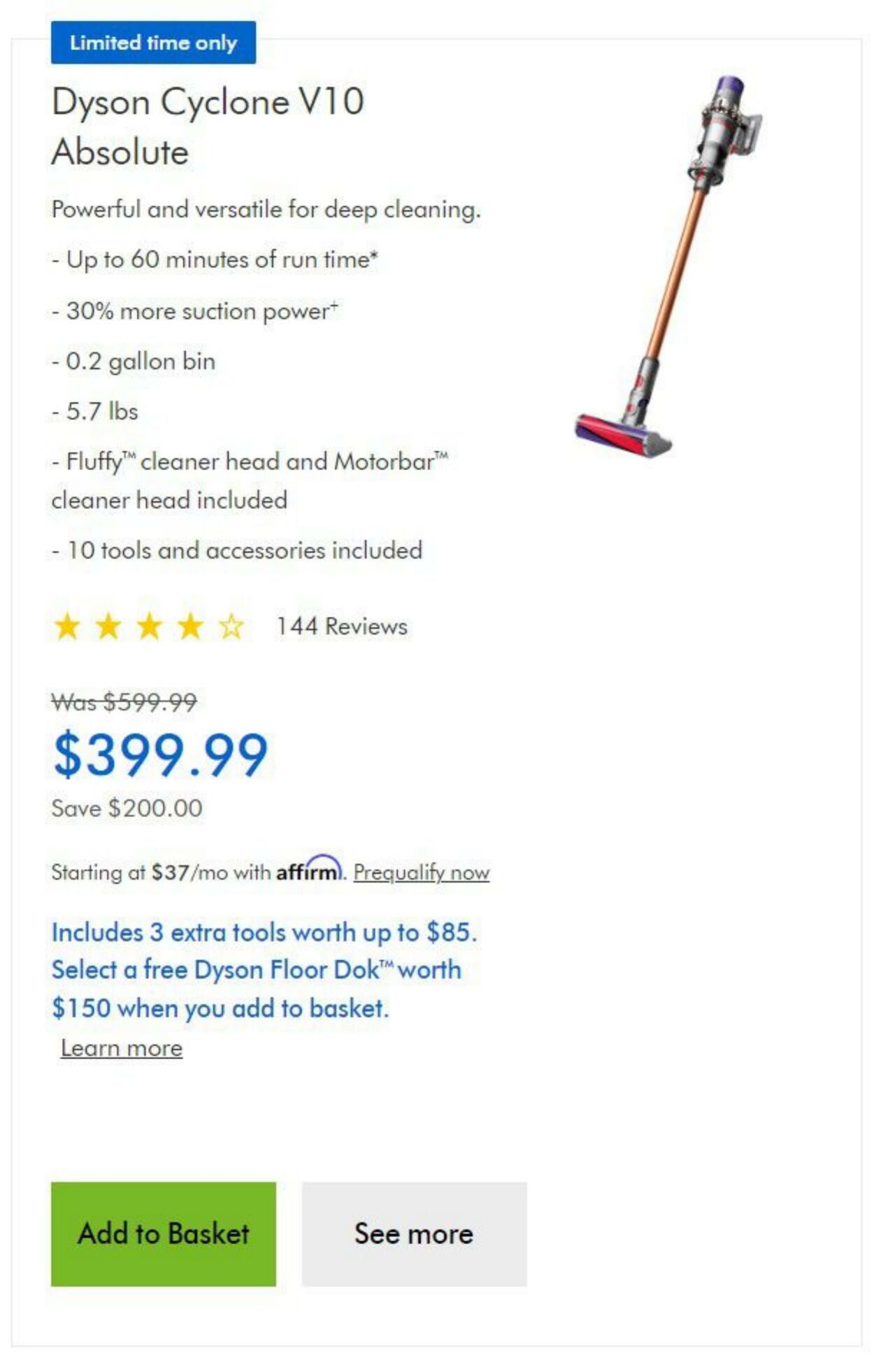 Weekly ad Dyson 12/20/2022 - 01/20/2023