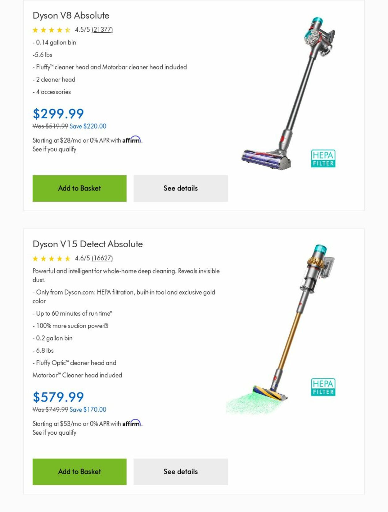 Weekly ad Dyson 09/01/2024 - 09/30/2024