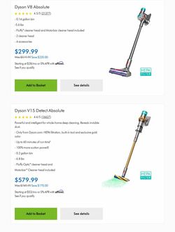 Weekly ad Dyson 01/01/2024 - 01/31/2024