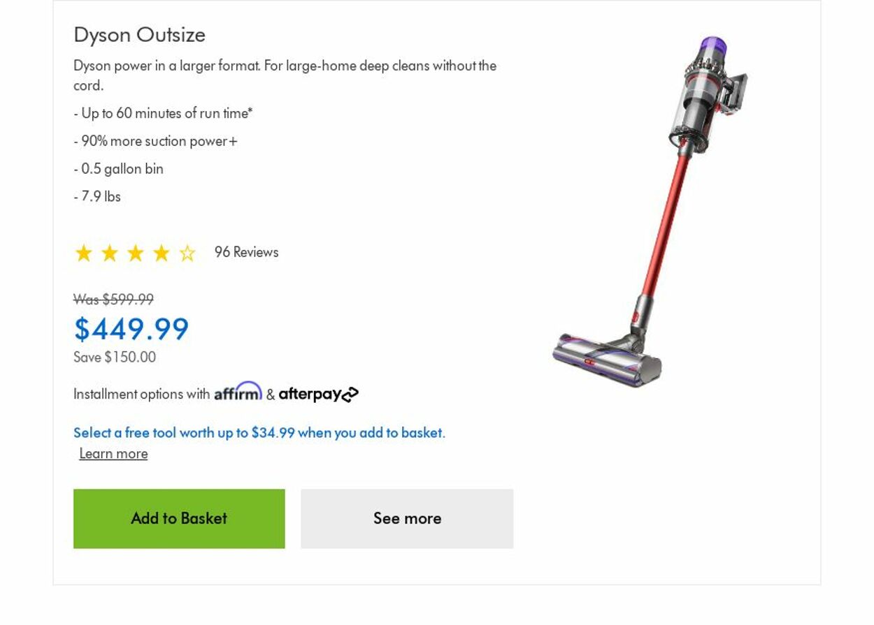 Weekly ad Dyson 10/01/2023 - 10/31/2023