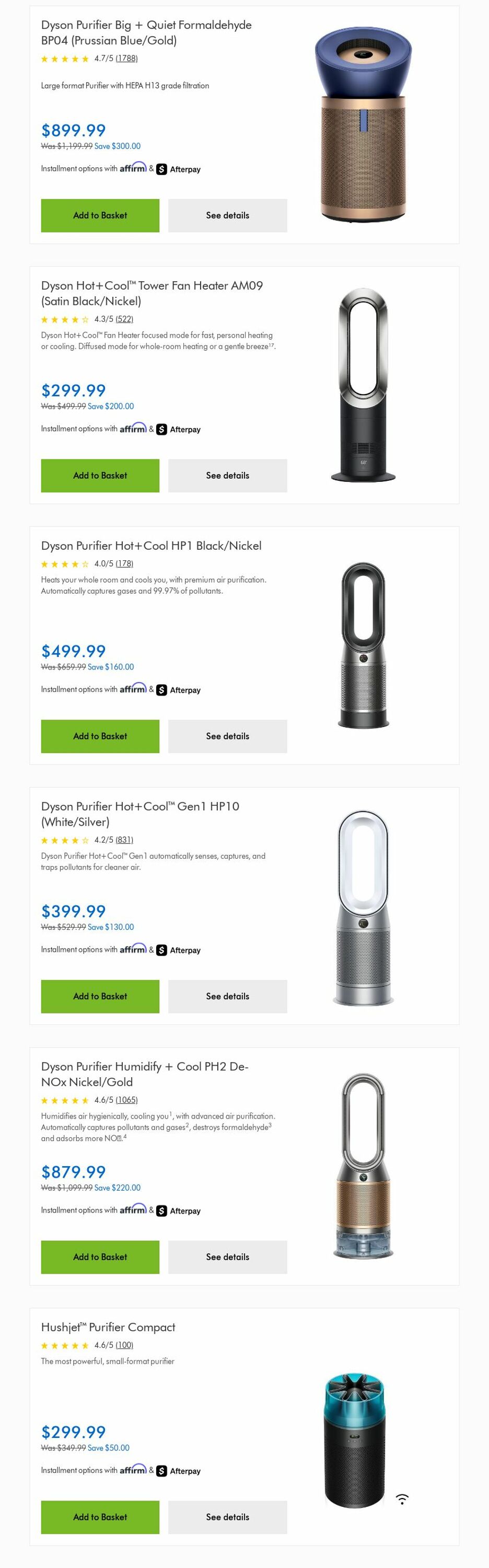 Weekly ad Dyson 12/01/2025 - 12/31/2025
