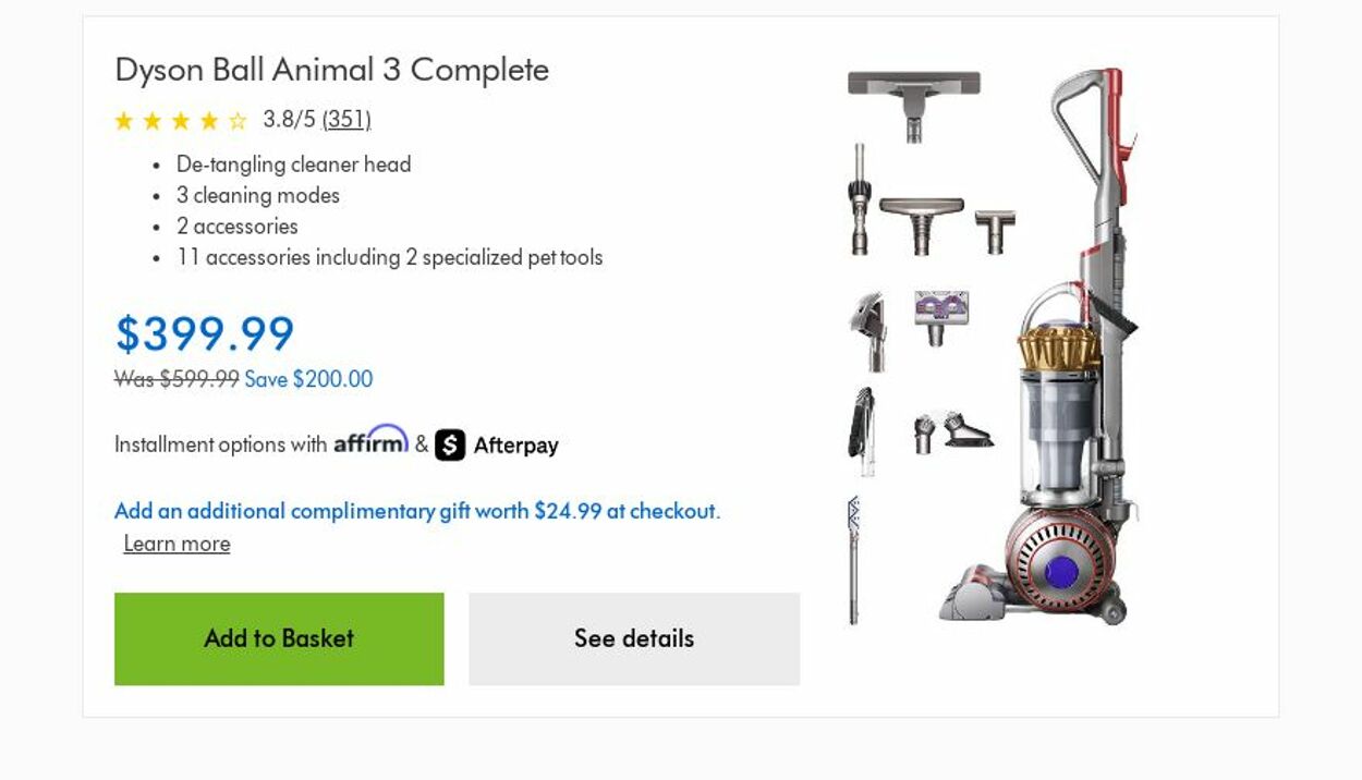 Weekly ad Dyson 12/01/2025 - 12/31/2025