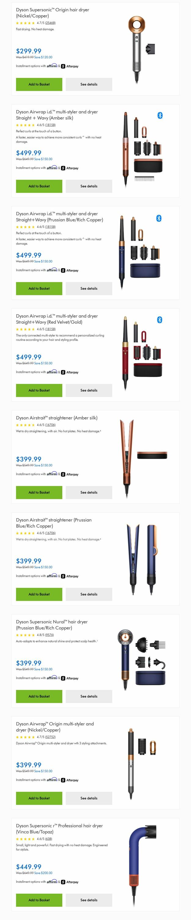 Weekly ad Dyson 12/01/2025 - 12/31/2025