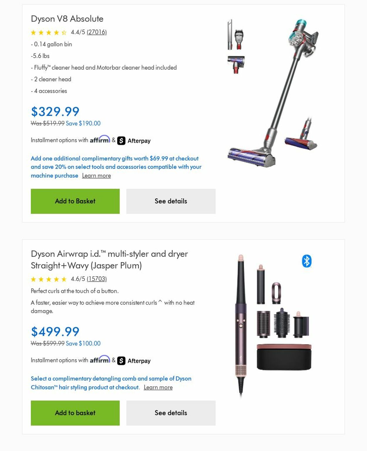 Weekly ad Dyson 09/01/2025 - 09/30/2025