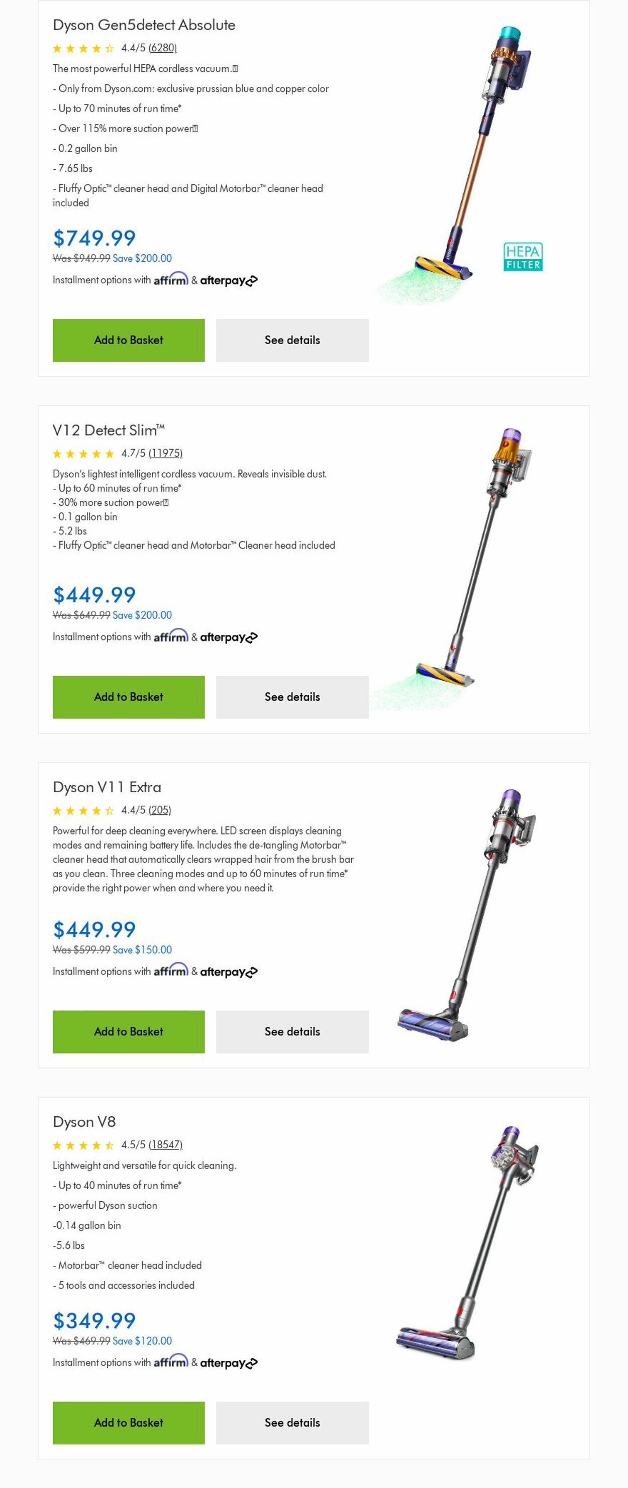 Weekly ad Dyson 10/01/2024 - 10/31/2024