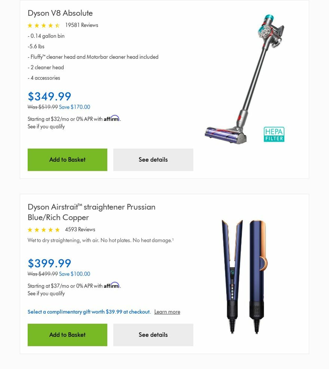 Weekly ad Dyson 06/01/2024 - 06/30/2024