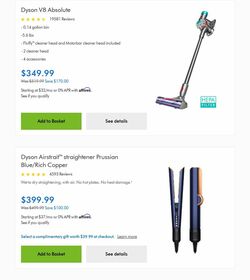 Weekly ad Dyson 07/01/2024 - 07/31/2024