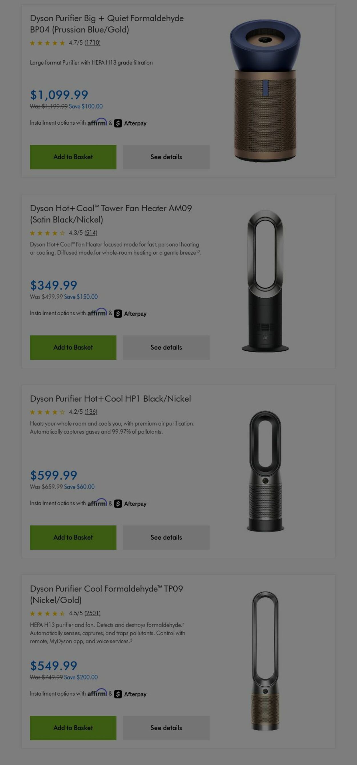 Weekly ad Dyson 11/01/2025 - 11/30/2025