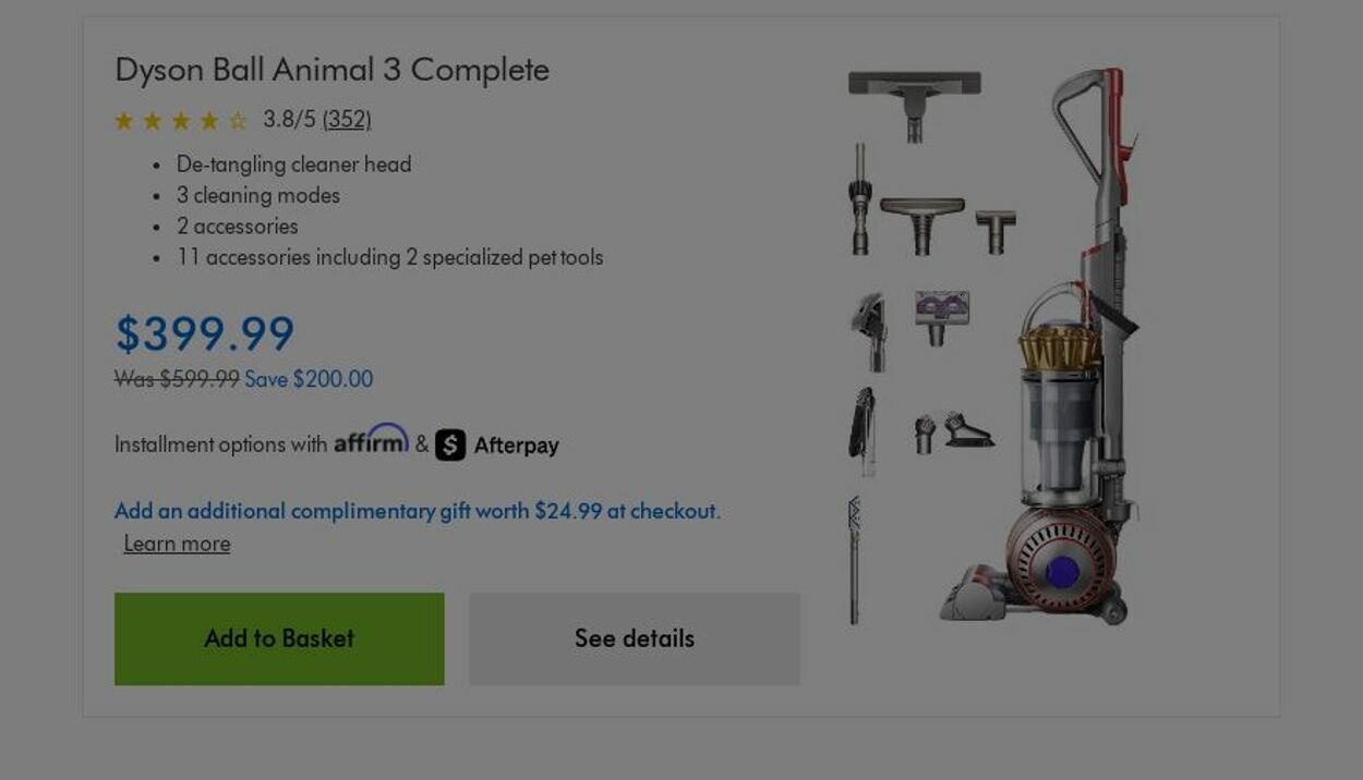 Weekly ad Dyson 11/01/2025 - 11/30/2025
