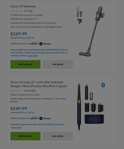 Weekly ad Dyson 11/01/2025 - 11/30/2025