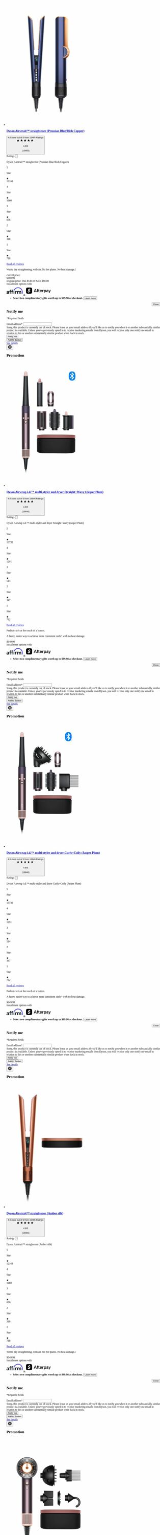 Weekly ad Dyson 10/01/2025 - 10/31/2025