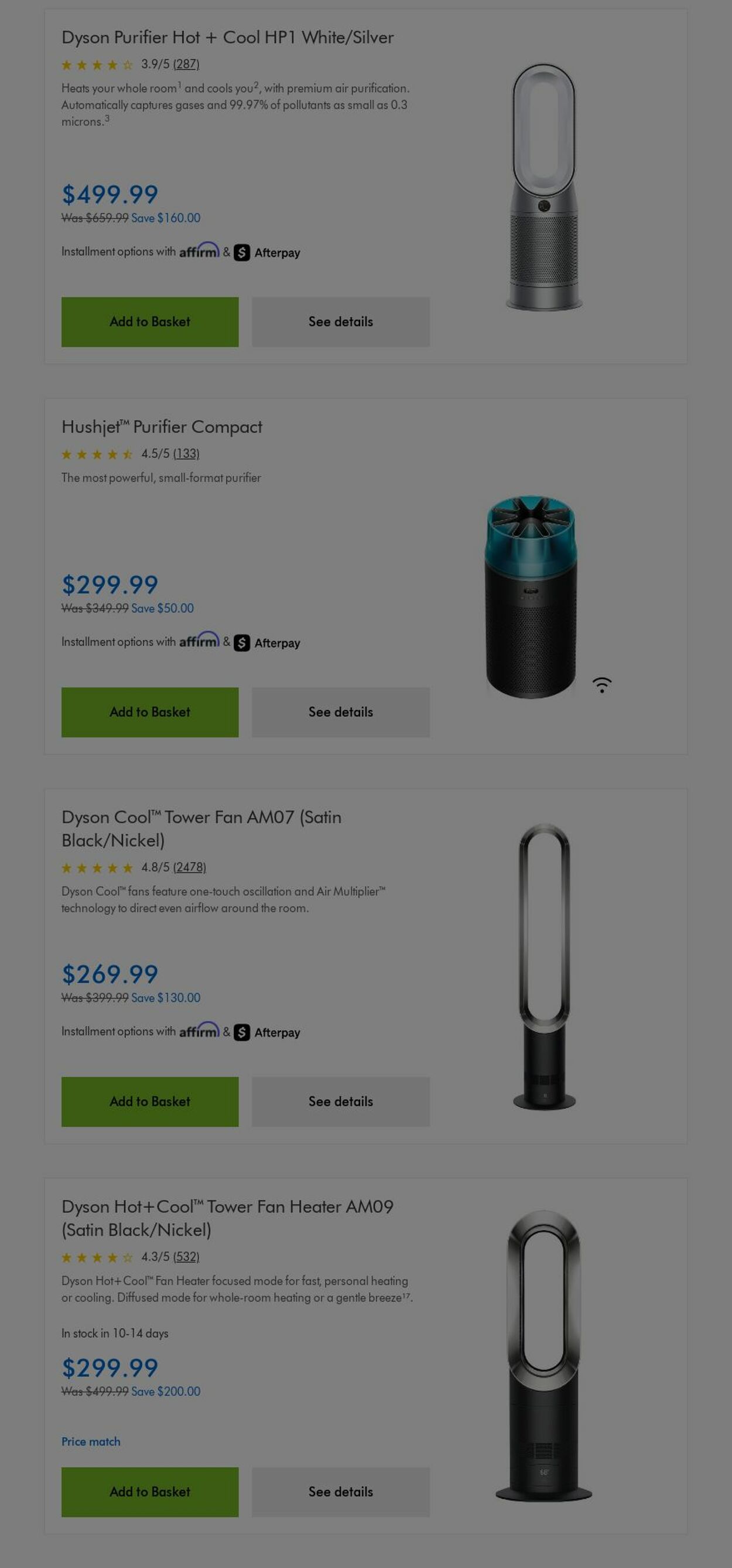 Weekly ad Dyson 01/01/2026 - 01/31/2026