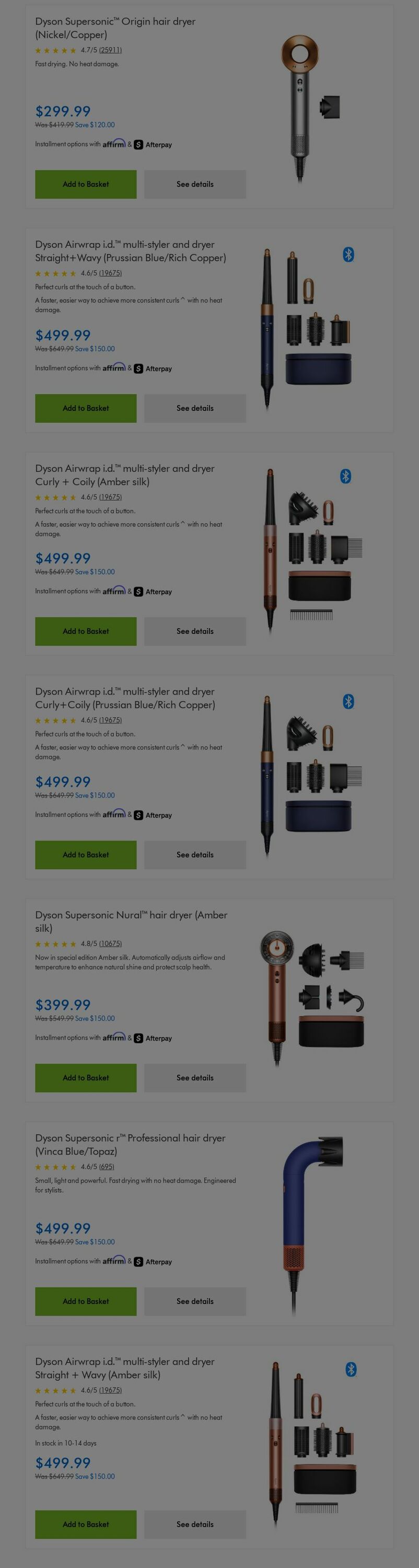Weekly ad Dyson 01/01/2026 - 01/31/2026