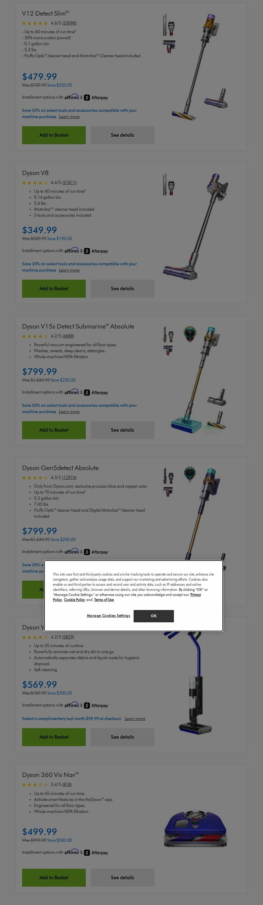 Weekly ad Dyson 01/01/2026 - 01/31/2026