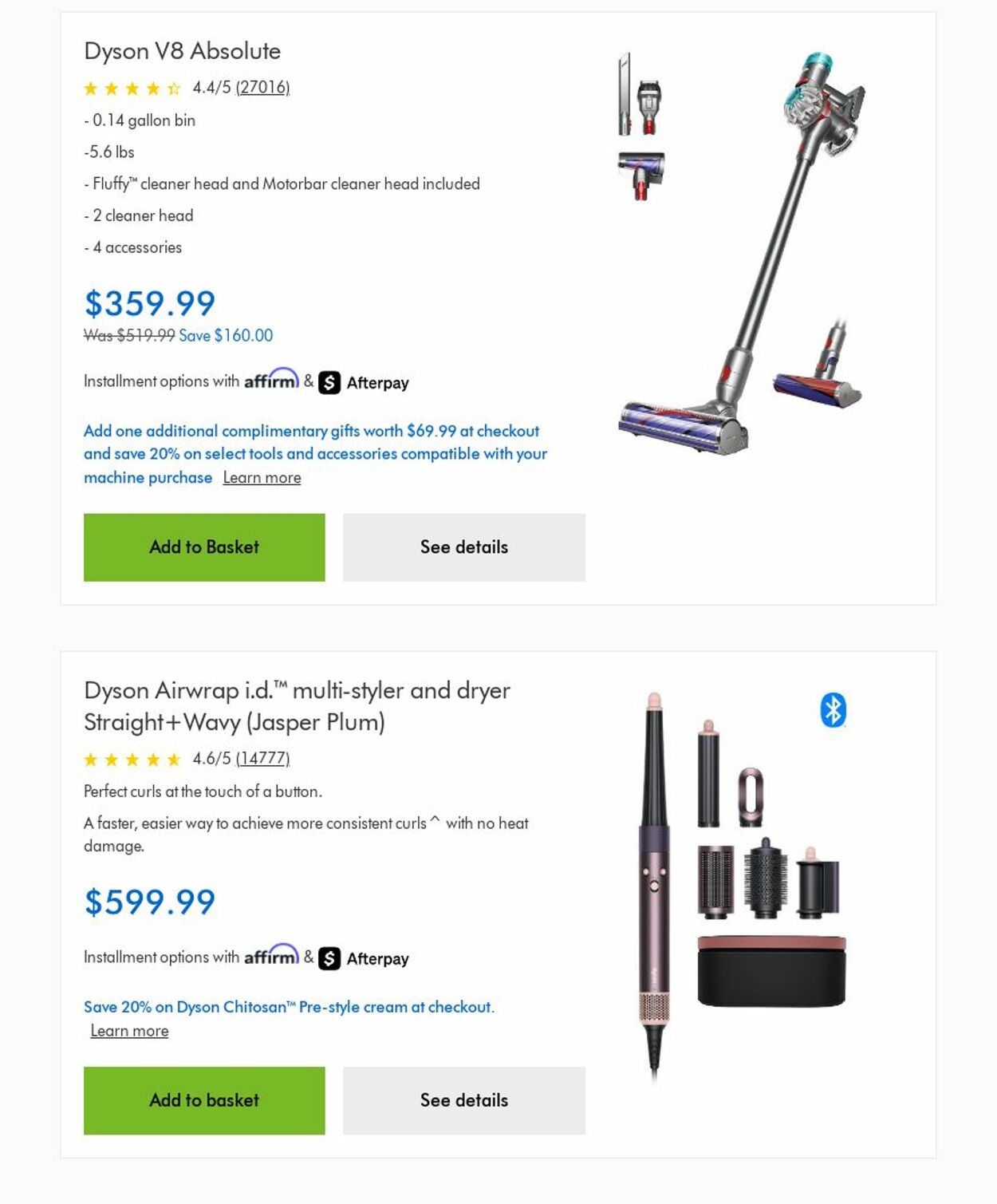 Weekly ad Dyson 08/01/2025 - 08/31/2025