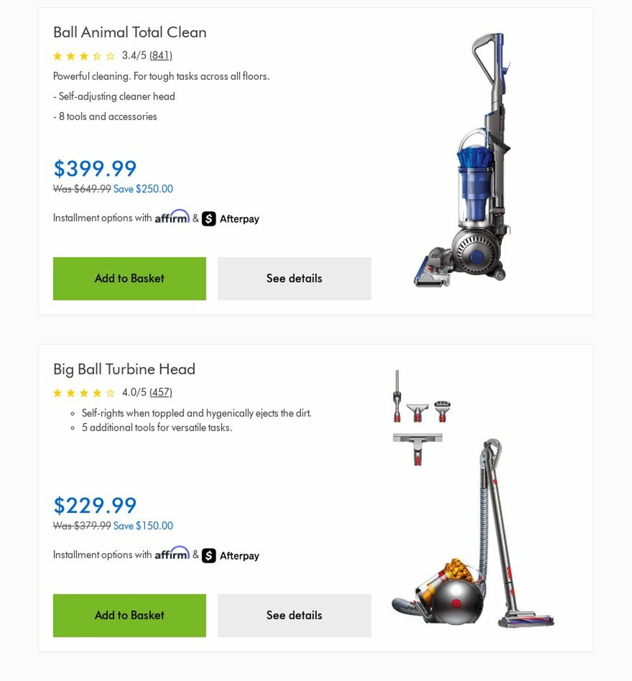 Weekly ad Dyson 08/01/2025 - 08/31/2025