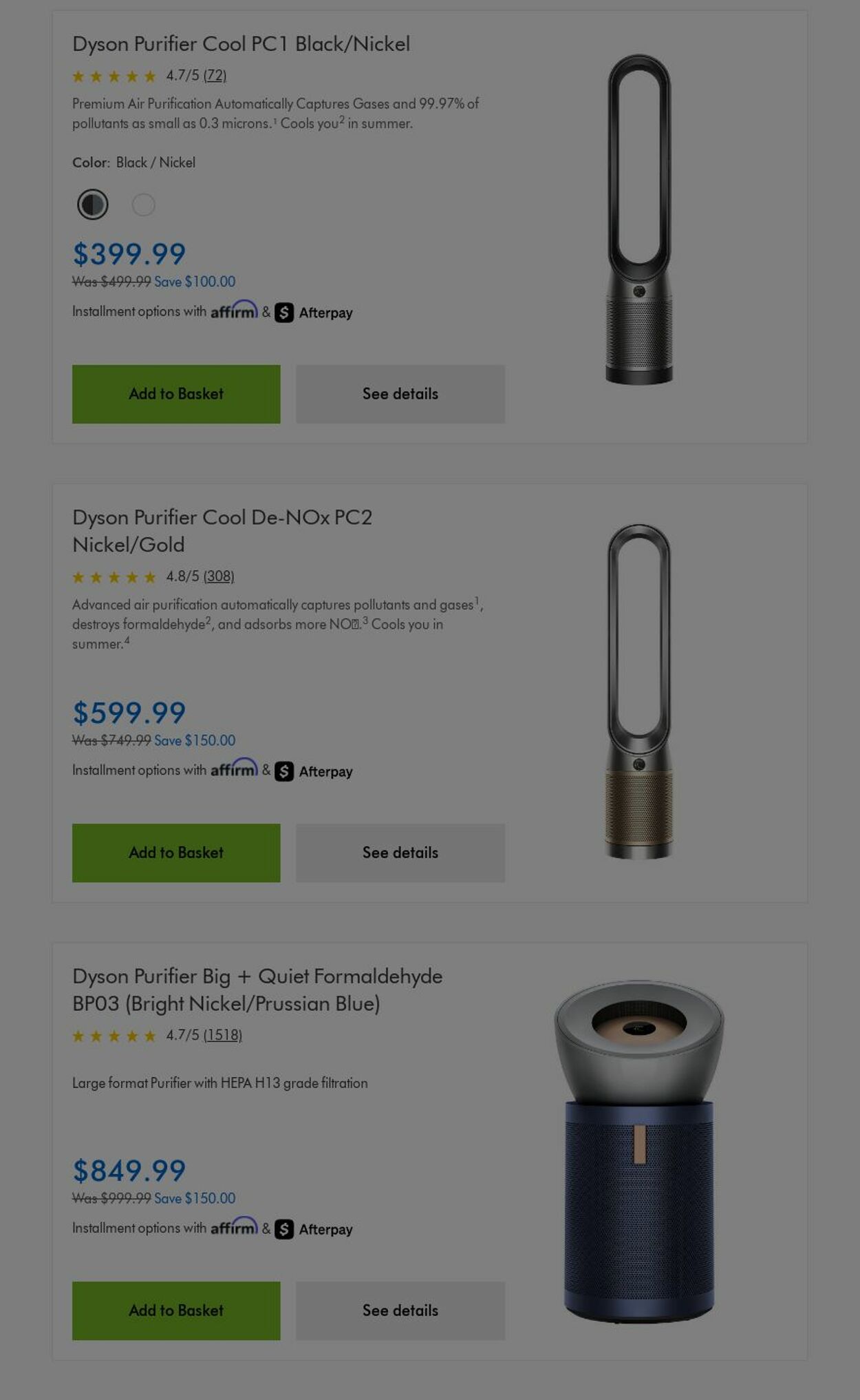 Weekly ad Dyson 07/01/2025 - 07/31/2025