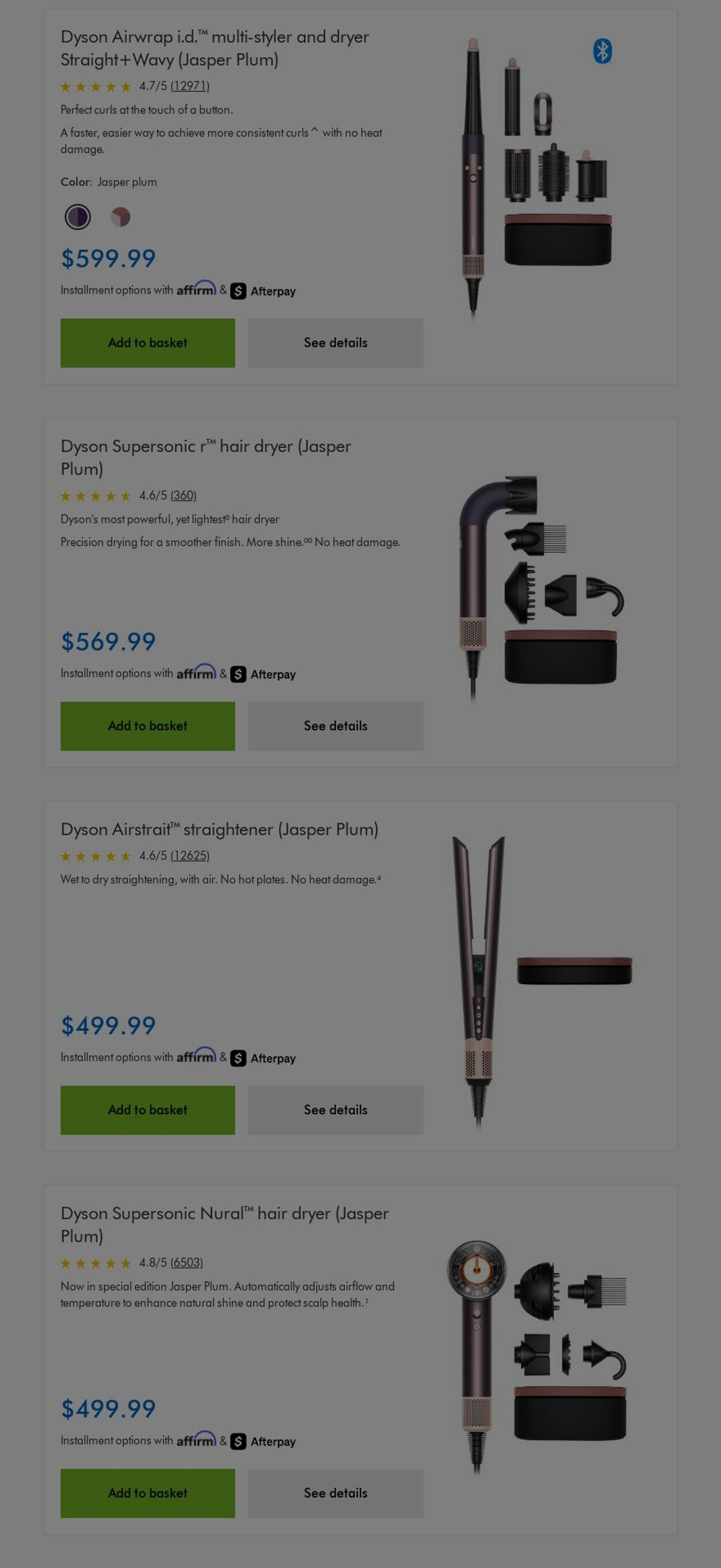Weekly ad Dyson 07/01/2025 - 07/31/2025