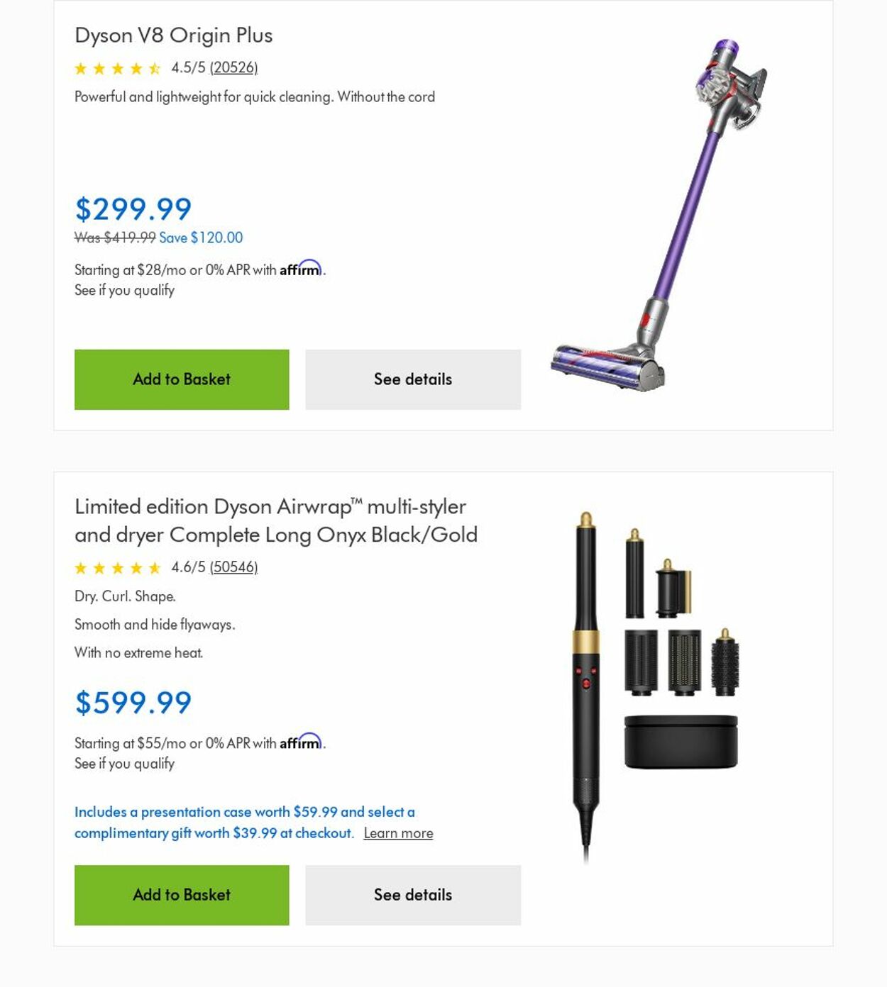 Weekly ad Dyson 08/01/2024 - 08/31/2024