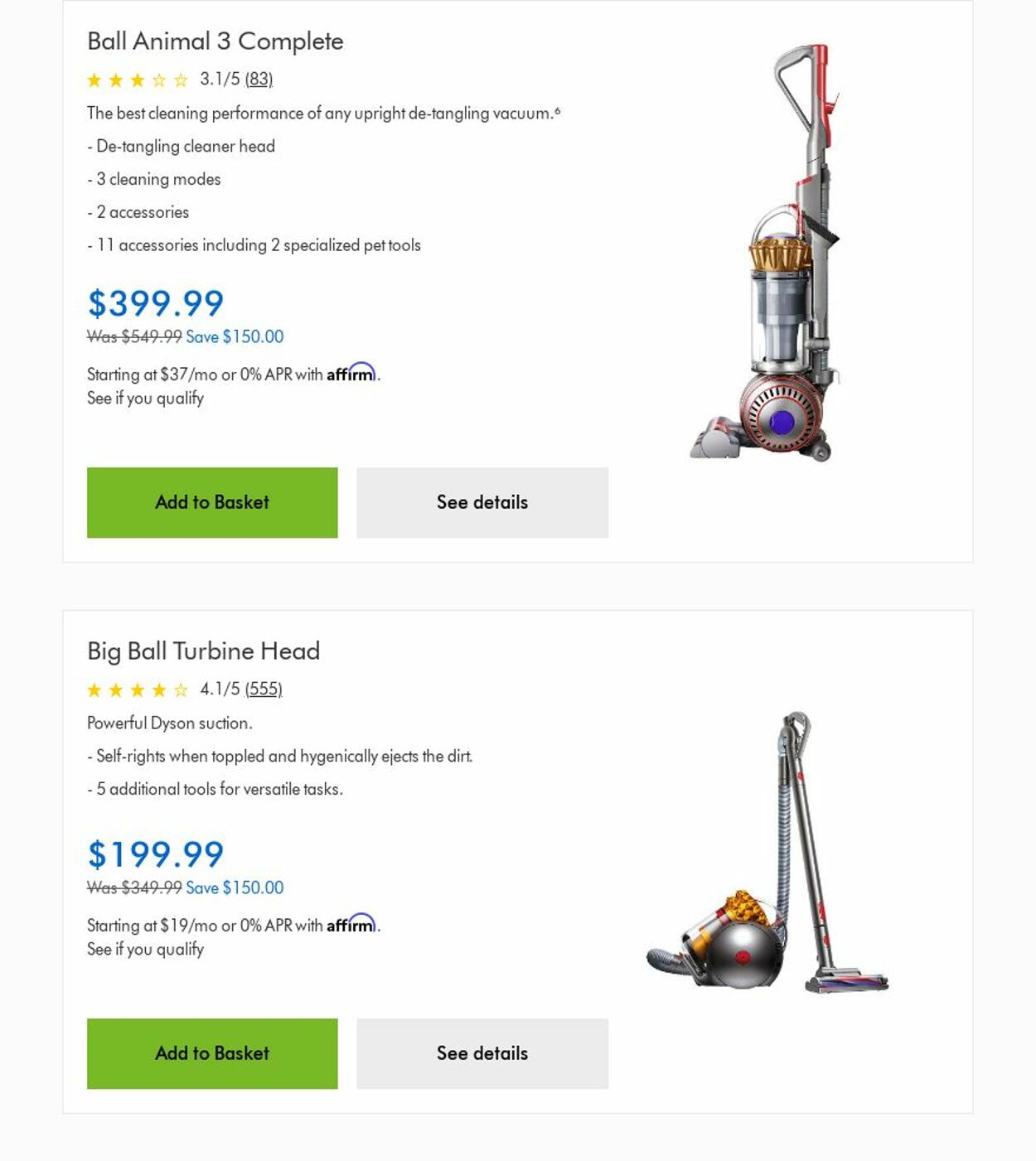 Weekly ad Dyson 08/01/2024 - 08/31/2024