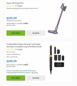 Weekly ad Dyson 01/01/2024 - 01/31/2024