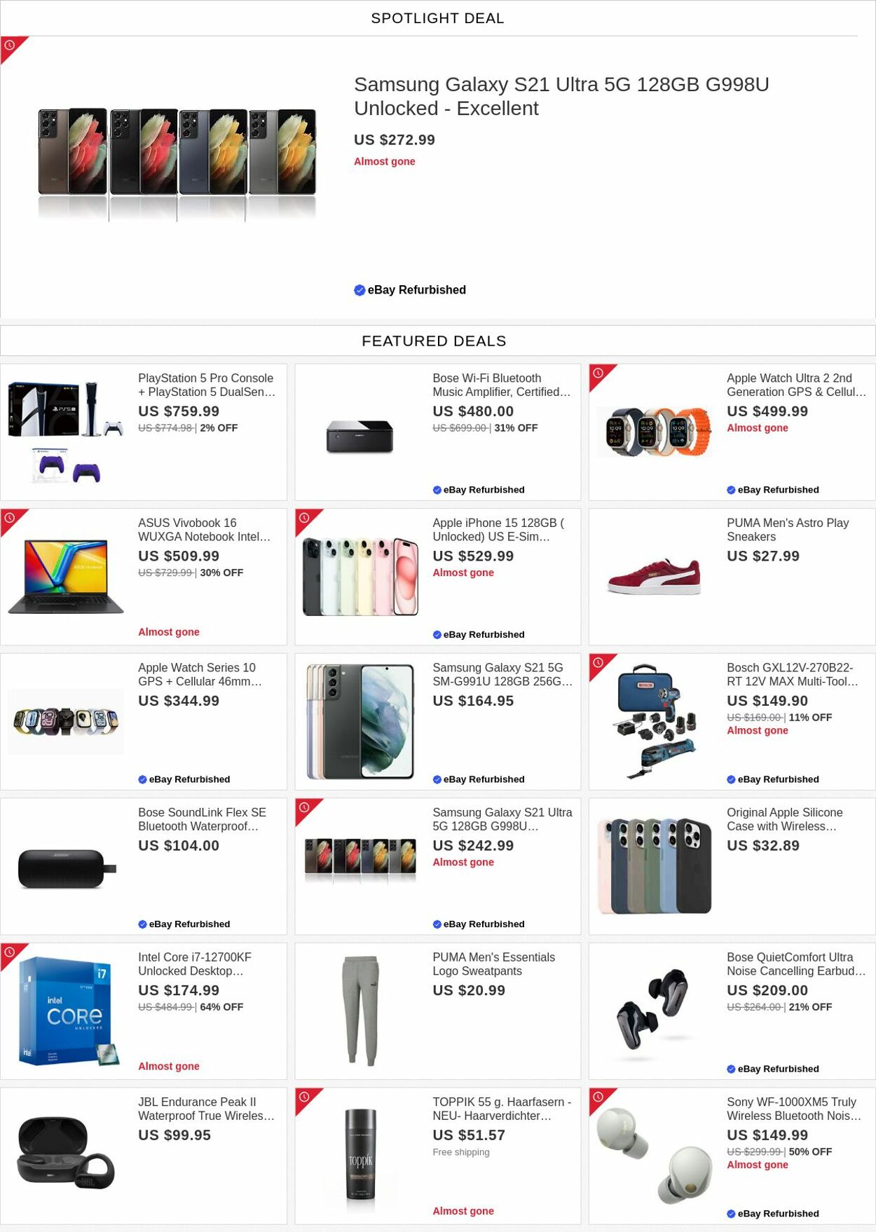 Weekly ad eBay 12/30/2024 - 01/08/2025